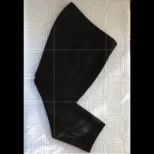 Loft petite black dress pants ankle length